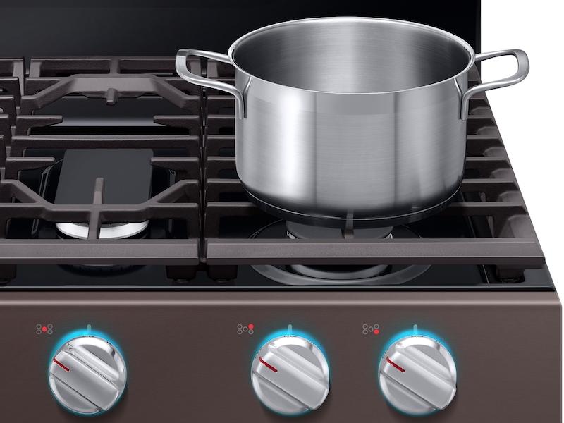 5.8 cu. ft. Freestanding Gas Range with True Convection in Tuscan Stainless Steel