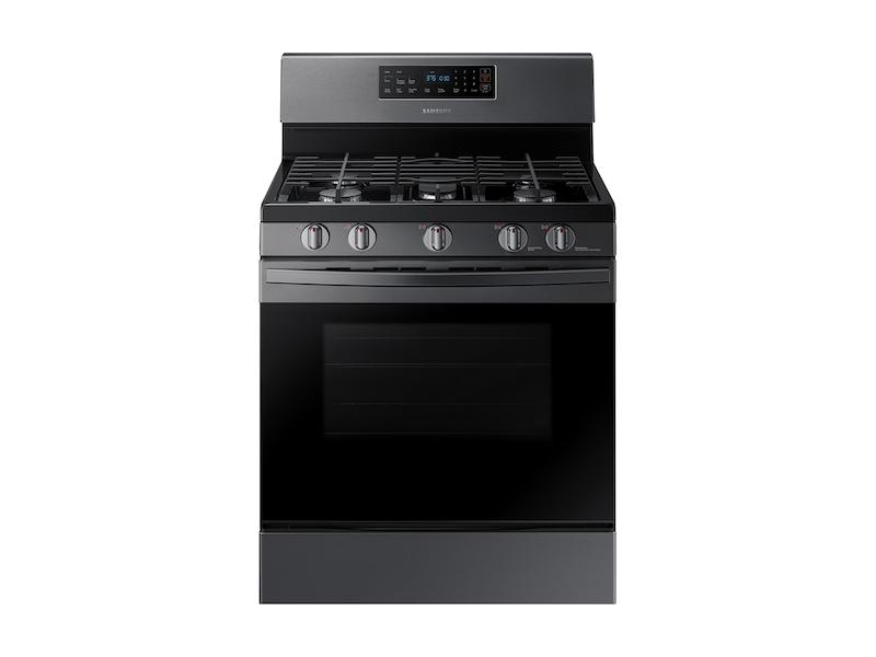 5.8 cu. ft. Freestanding Gas Range in Black Stainless Steel