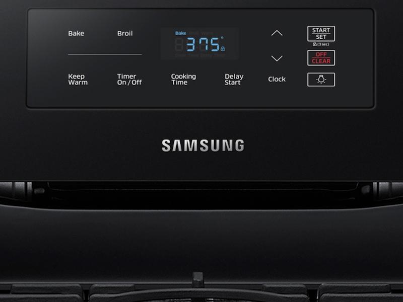 5.8 cu. ft. Freestanding Gas Range in Black