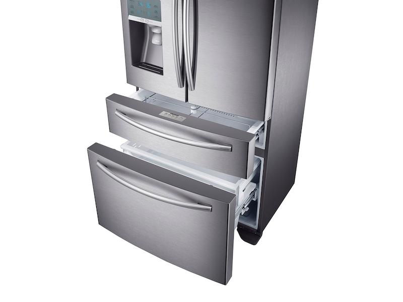 23 cu. ft. Counter Depth 4-Door Refrigerator with FlexZone™ Drawer in Stainless Steel