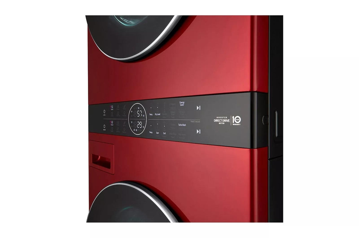 Single Unit Front Load LG WashTower™ with Center Control™ 4.5 cu. ft. Washer and 7.4 cu. ft. Gas Dryer