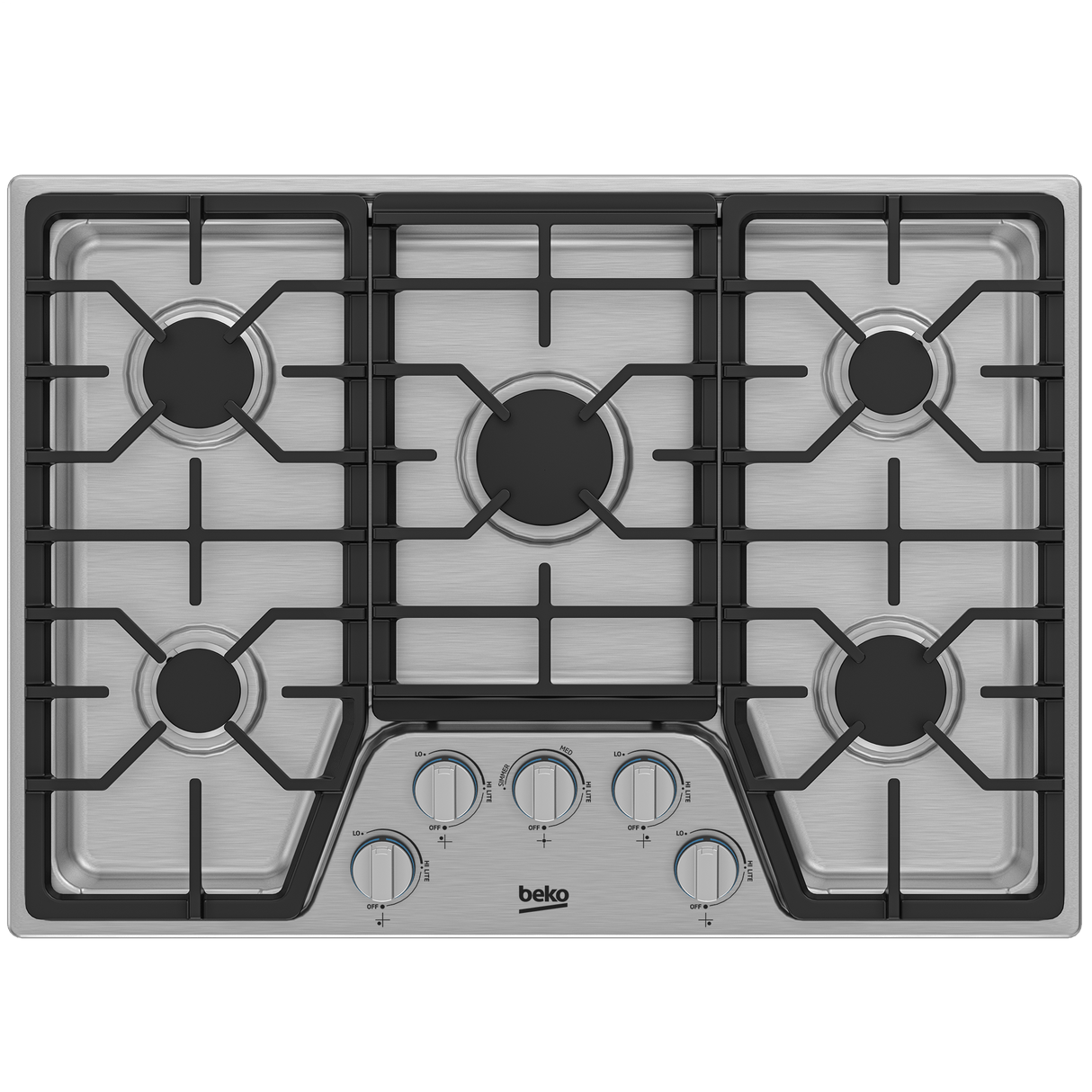 30" Built-In Gas Cooktop with 5 Burners