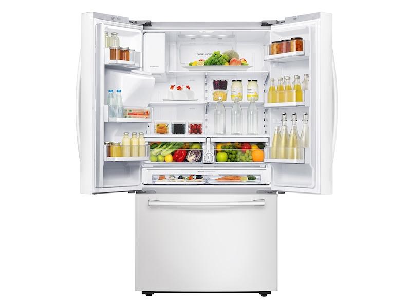 23 cu. ft. French Door Refrigerator in White