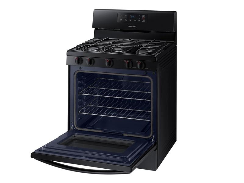 5.8 cu. ft. Freestanding Gas Range in Black