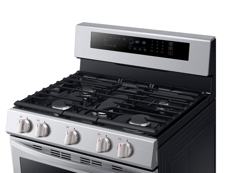 5.8 cu. ft. Freestanding Gas Range with True Convection in Stainless Steel