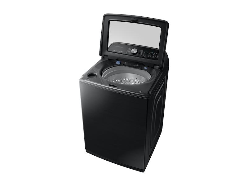 5.4 cu ft Top Load Washer with Super Speed in Black Stainless Steel