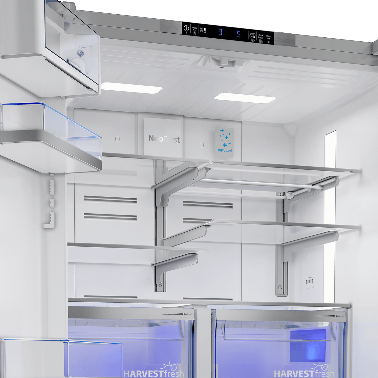 36" French Door Refrigerator with Harvestfresh