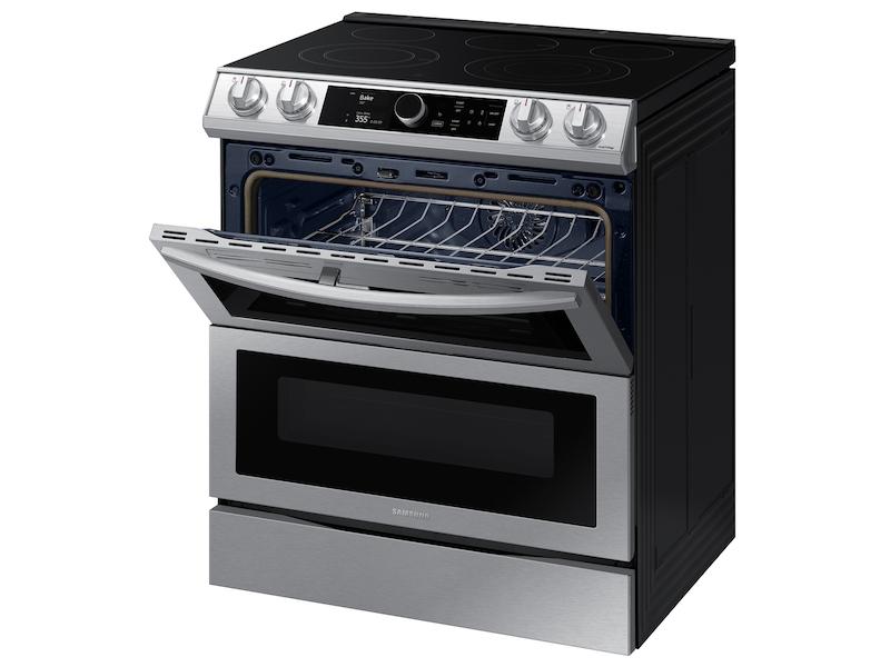 6.3 cu ft. Smart Slide-in Electric Range with Smart Dial, Air Fry, & Flex Duo™ in Stainless Steel