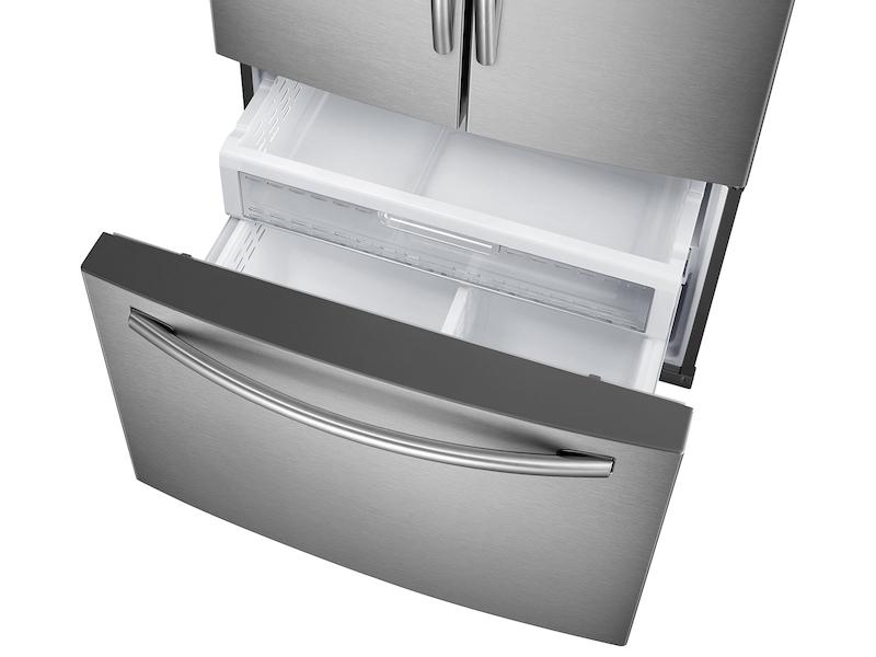 28 cu. ft. Food Showcase 3-Door French Door Refrigerator in Stainless Steel
