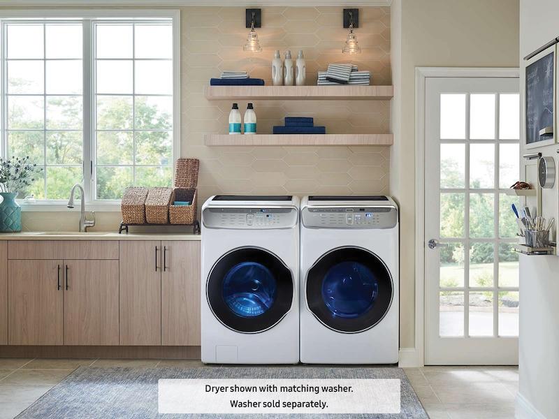 7.5 cu. ft. Smart Electric Dryer with FlexDry™ in White