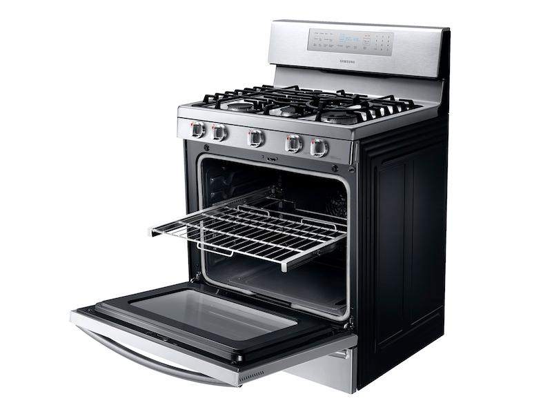 5.8 cu. ft. Gas Range with True Convection in Stainless Steel