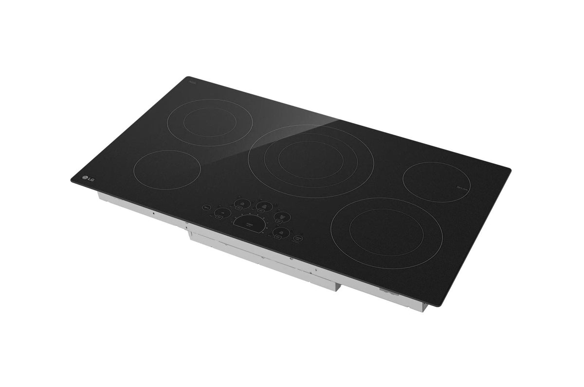 36" Radiant Cooktop, 5 Burner, Black, Energy Star