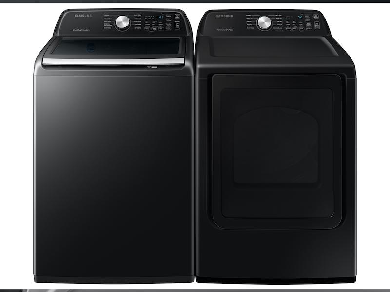 4.4 cu. ft. Top Load Washer with ActiveWave™ Agitator and Active WaterJet in Brushed Black