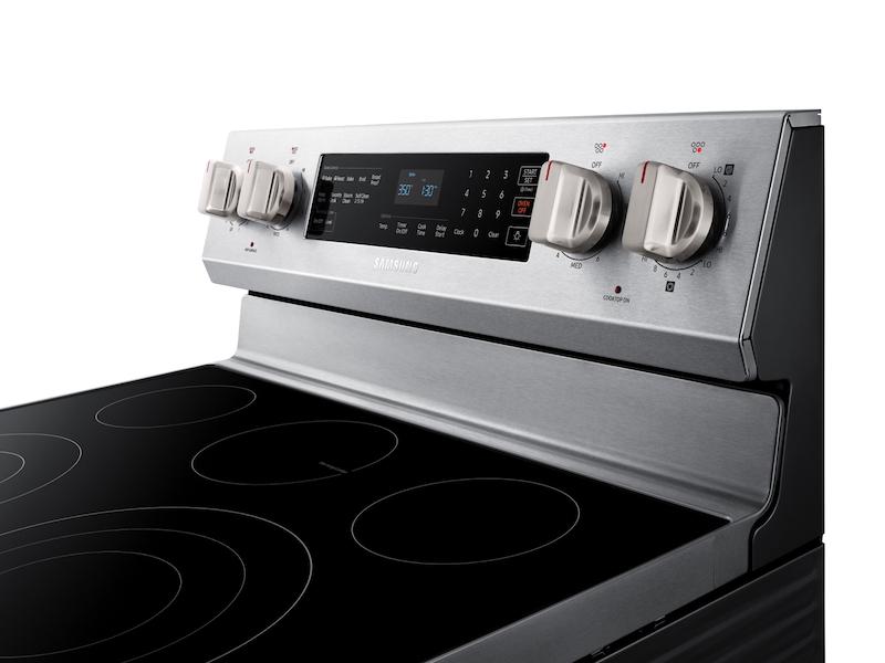 5.9 cu. ft. Freestanding Electric Range with True Convection in Stainless Steel