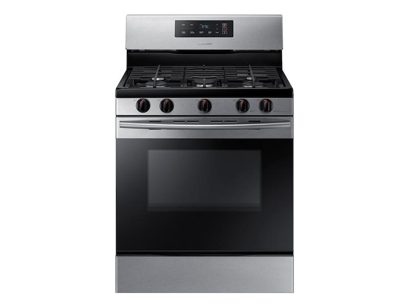 5.8 cu. ft. Freestanding Gas Range in Black Stainless Steel
