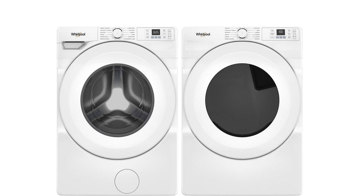 Whirlpool Front Load Washer and Electric Dryer Bundle