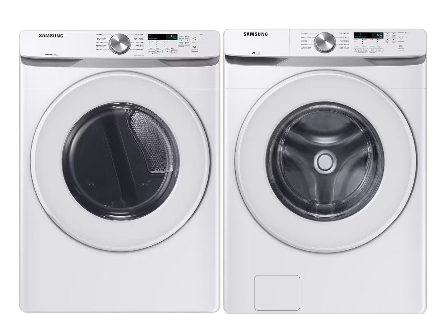 Samsung Laundry Bundle with Washer and Electric Dryer Set