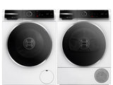 Bosch Front Load Washer & Electric Dryer Set, Side-by-Side Configuration - White