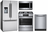 Bosch Kitchen Appliance Package in Stainless Steel