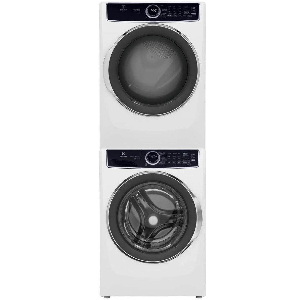 Electrolux Front Load Washer & Electric Dryer with Stacking Kit - White