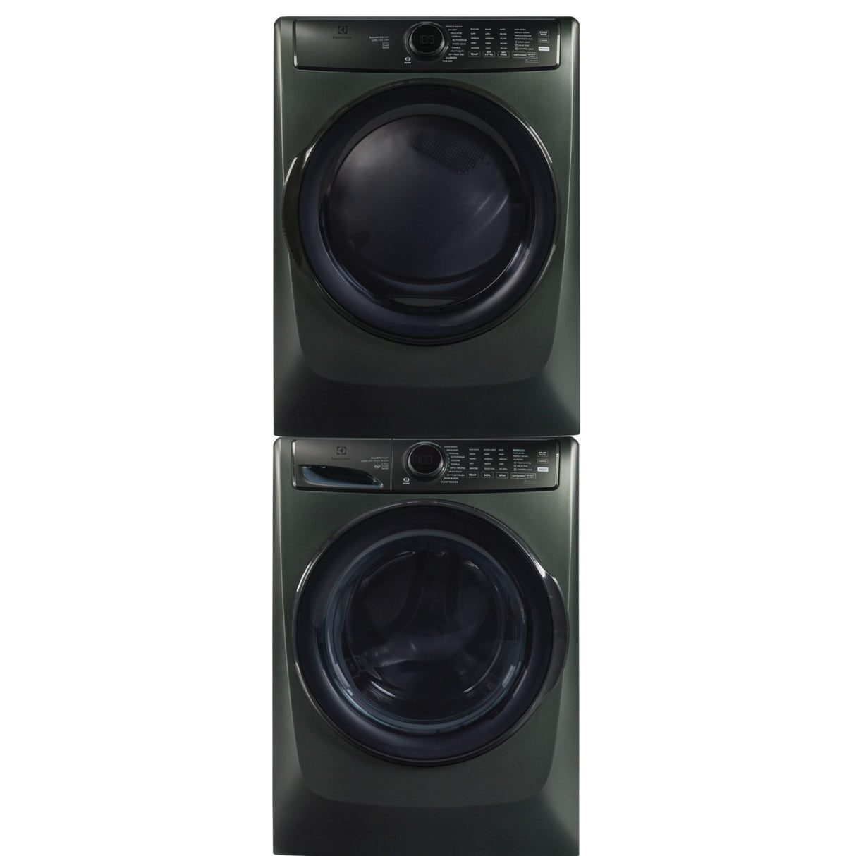 Electrolux Front Load Washer & Gas Dryer Set with Stacking Kit - Alpine