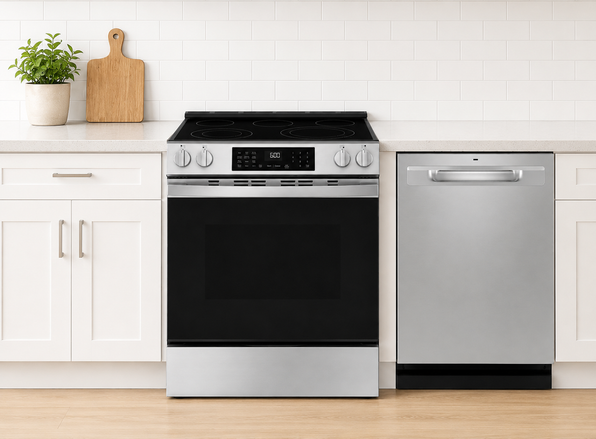 GE 2 Piece Kitchen Appliance Package in Stainless Steel