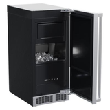 15-In Marvel Professional Clear Ice Machine With Brightshield with Brightshield\u2122 - Yes, Door Style - Stainless Steel Frame Glass