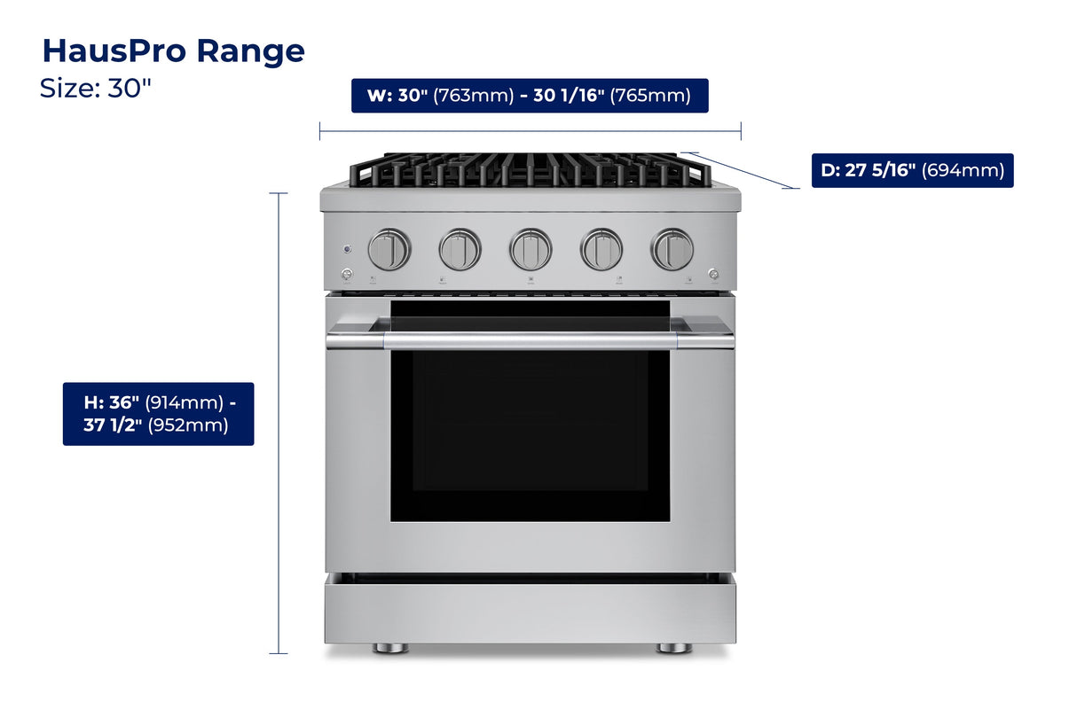 HausPro Range 30"