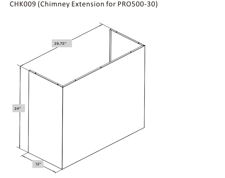 Hauslane Chimney Extension - CHK007