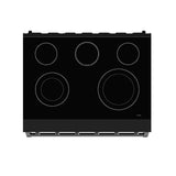 36 Inch Professional Electric Range In Black  Gordon Ramsay Series