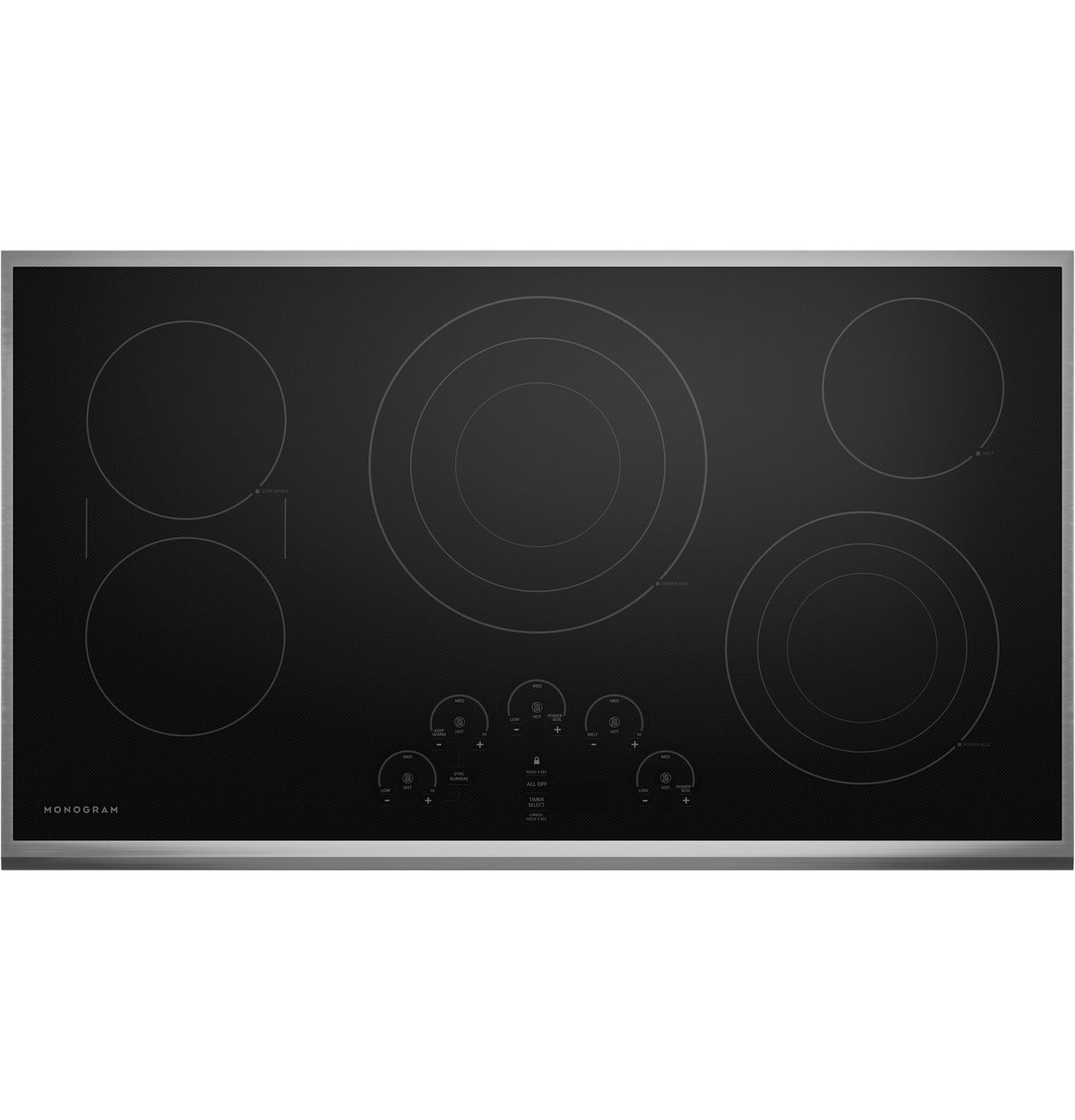 Monogram 36" Touch Control Electric Cooktop