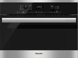 M 6160 TC - Built-in microwave oven with controls along the top for optimal combination possibilities.