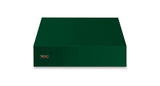 36"W. 18"H. Wall Hood (Finish: Ivy, Trim: Brushed Brass)
