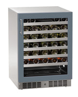 24 inch Wine Refrigerator with Door Style - Panel Ready Frame Glass