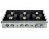 48" Rangetop, Stainless Steel, Natural Gas