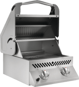 Built-in SIZZLE ZONE Two Infrared Burners , Stainless Steel , Propane