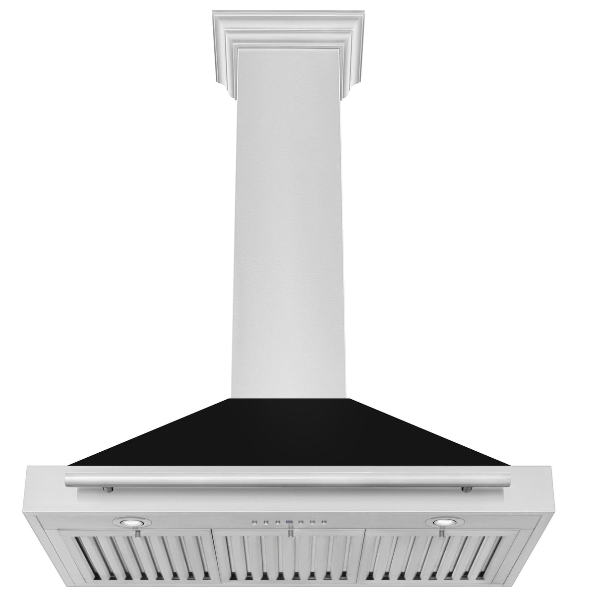 ZLINE 48 in. Convertible Stainless Steel Range Hood with Stainless Steel Handle (KB4STX-48) [Color: Black Matte]