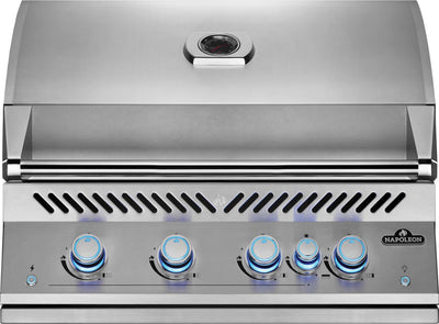 Built-In 700 Series 32 with Infrared Rear Burner , Natural Gas, Stainless Steel