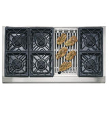 GE Monogram® 48" Dual-Fuel Professional Range with 6 Burners and Grill (Liquid Propane)