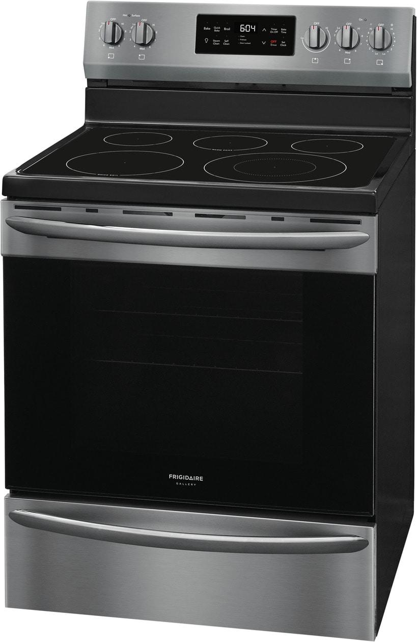 Frigidaire Gallery 30" Freestanding Electric Range with Steam Clean