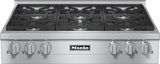 KMR 1134 LP RangeTop with 6 burners for professional applications