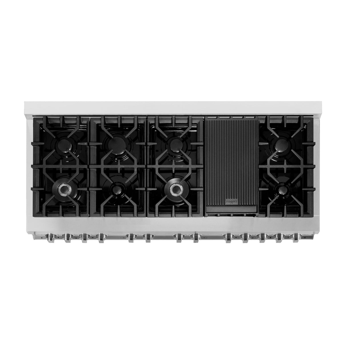 ZLINE 60 in. 7.4 cu. ft. Dual Fuel Range with Gas Stove and Electric Oven in DuraSnow Stainless Steel and Colored Door Options (RAS-60) [Color: DuraSnow Stainless Steel with Blue Matte Door]