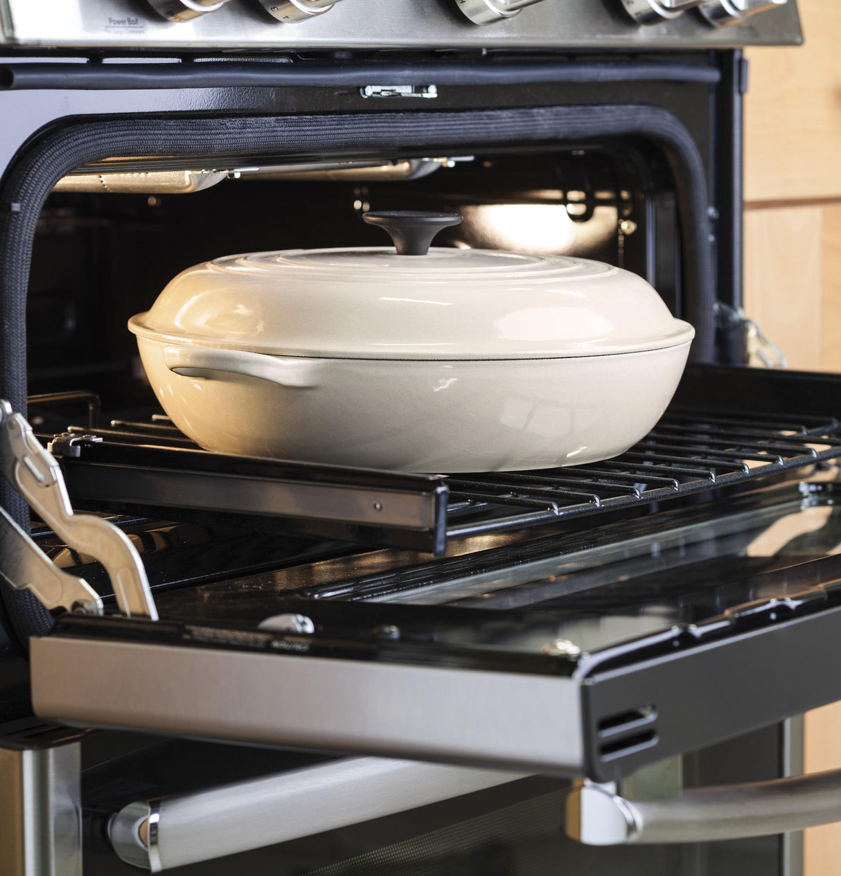 GE Profile™ Series 30" Free-Standing Gas Double Oven Convection Range