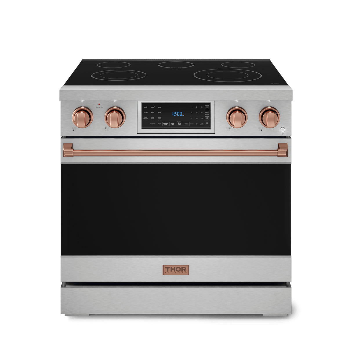 36 Inch Professional Electric Range With Tilt Panel Touch Control In Stainless Steel/rose Gold  Gordon Ramsay Series