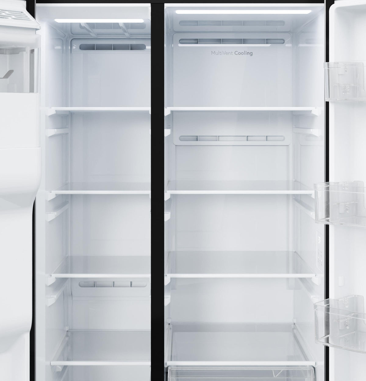 GE® 23.6 Cu. Ft. Counter-Depth Side-By-Side Refrigerator with Extra Tall Dispenser and In-Door Icemaker