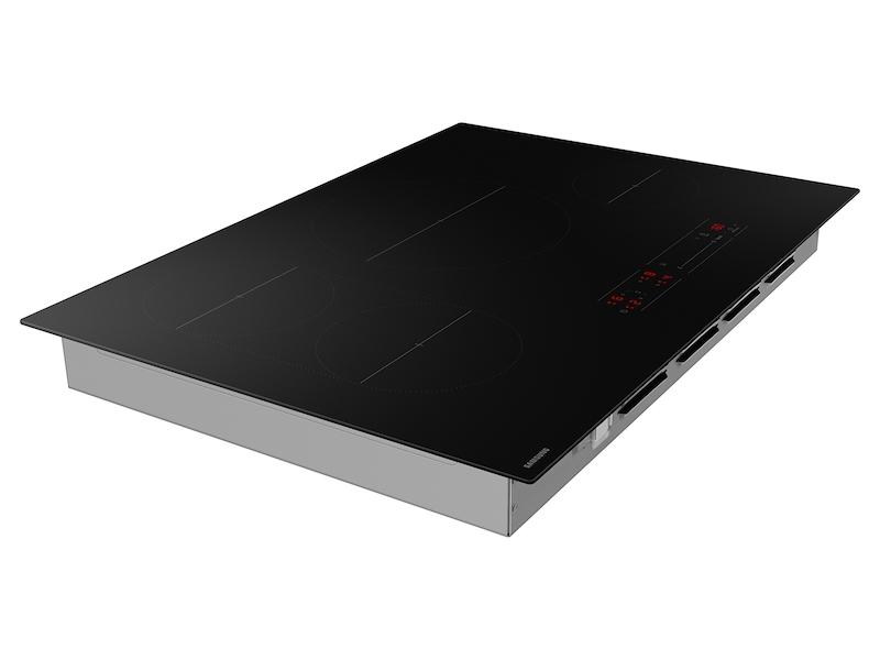30" Induction Cooktop with Anti-Scratch Matte Glass and Sync Burners in Black
