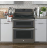 GE Profile™ 30" Free-Standing Electric Double Oven Convection Range