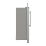 Forno Fortezza 32 Inch Right-Swing Convertible Refrigerator/Freezer with Trim Kit, Stainless Steel, Total No Frost