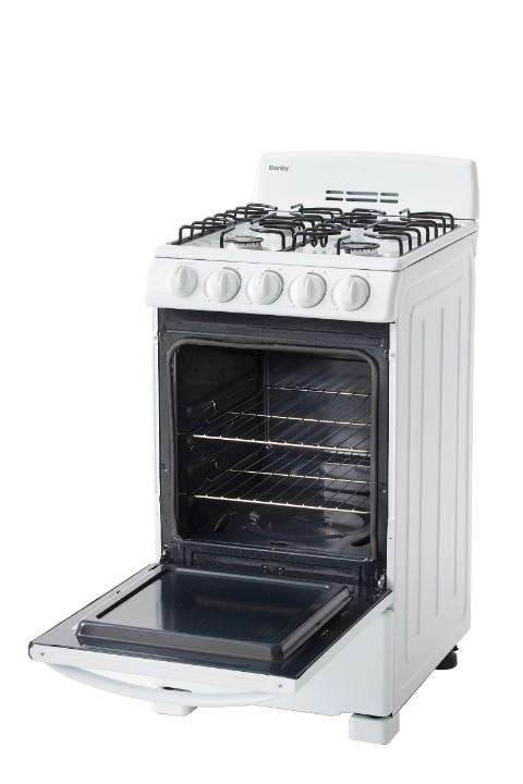 Danby 20" Wide Gas Range in White