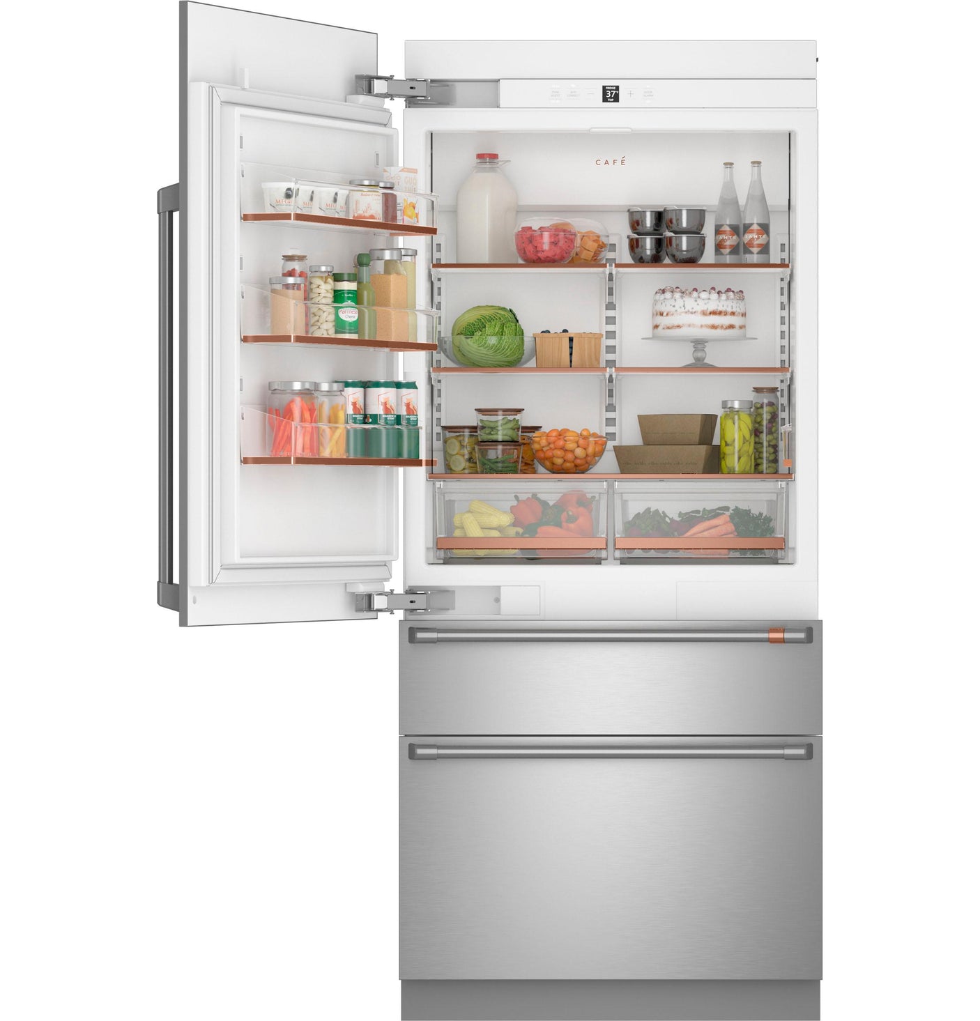 Café™ 36" Integrated Bottom-Freezer Refrigerator
